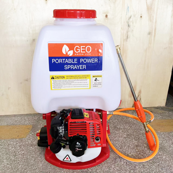 Knapsack power sprayer