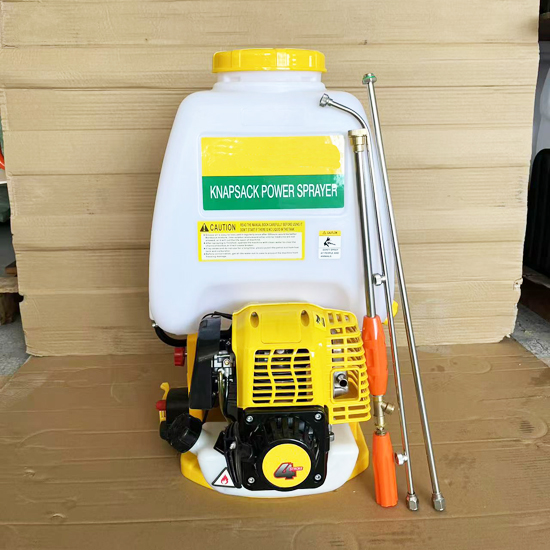 Knapsack power sprayer
