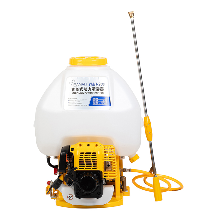 Knapsack power sprayer